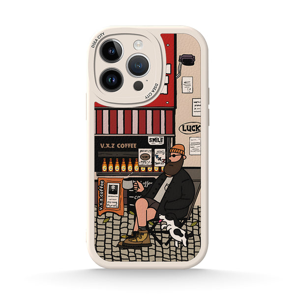 Street Beard - Antique White - iPhone Case
