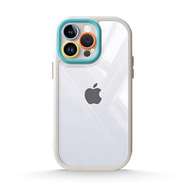 White Blue - iPhone Case