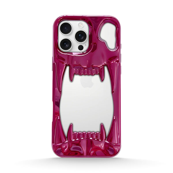 Electroplating Rose Red - iPhone Case