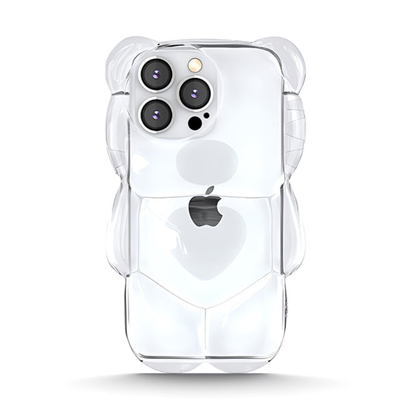 Transparent White - iPhone Case