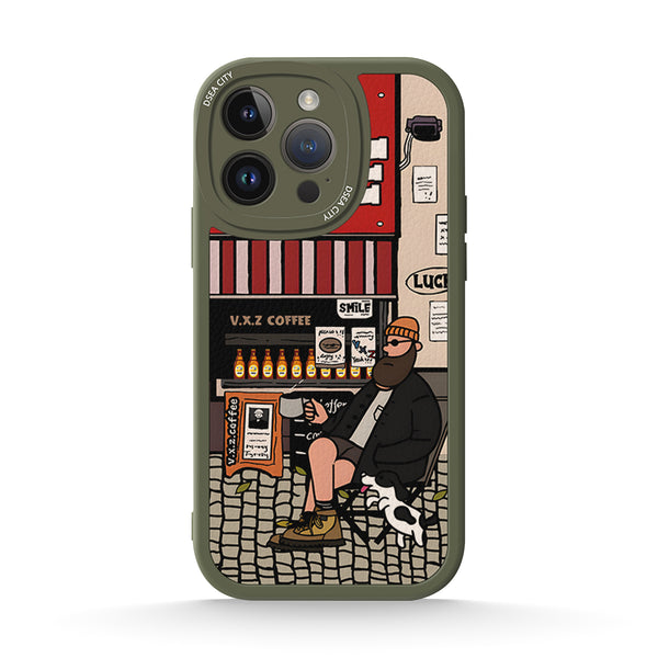 Street Beard - Dark Night Green - iPhone Case
